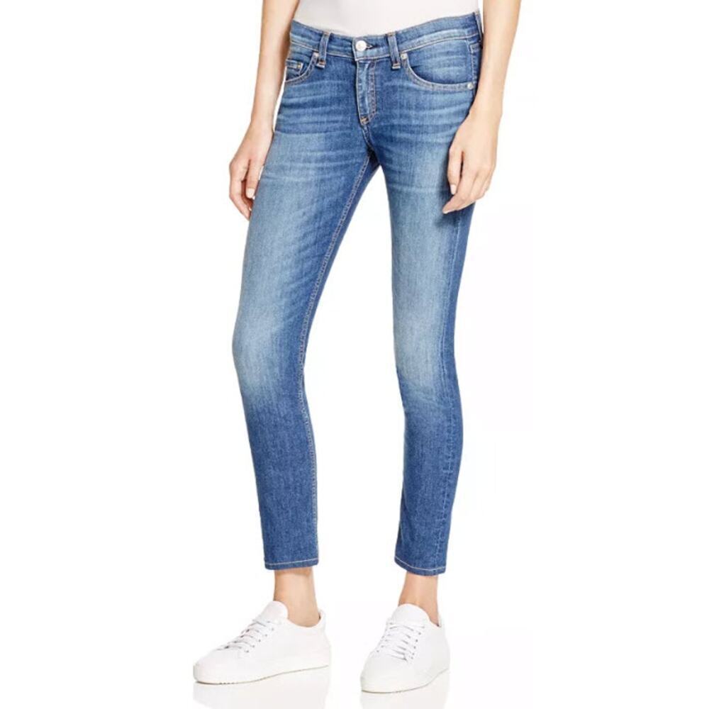 Rag & Bone Capri Ankle Jeans Rae Medium Wash Size 28